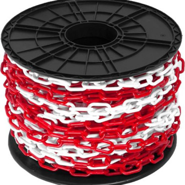 Red / White Plastic Chain